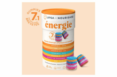 UPSA X NOURISHED Énergie 30 Gummies 7 en 1 Booste lénergie phisique et