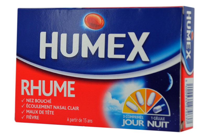 Humex Rhume Jour et Nuit 12 comprimés / 4 gélules