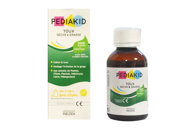 Pediakid toux sèche et grasse 125 ml - Pharmacie de la Paderne