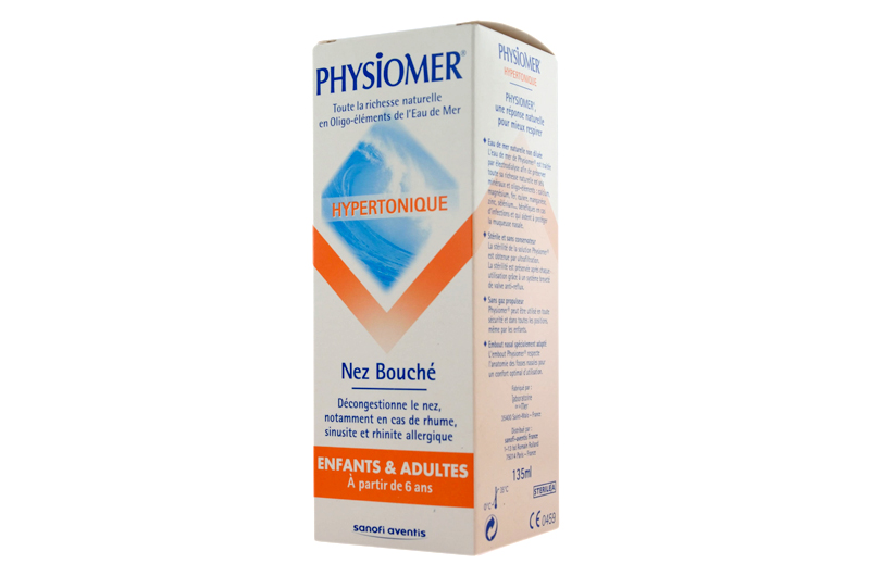 Physiomer Hypertonique Nez Bouché 135 ml