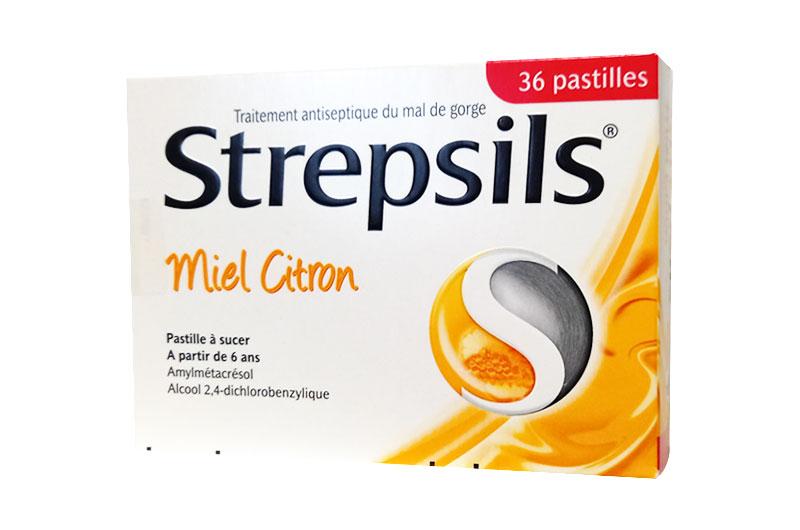 Strepsils Miel et Citron Pastilles pour la gorge 36